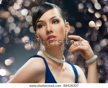 beautiful girl in vintage style