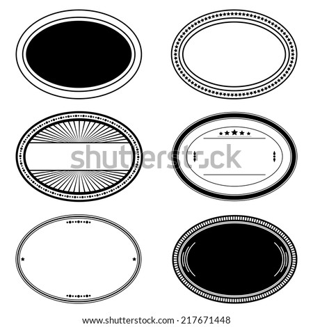 vector label oval shaped Oval Label Vectors Stock & Images, Free Royalty Images