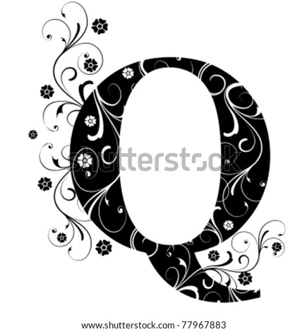 Letter G G Style Abstract Floral Stock Vector 108846992 - Shutterstock