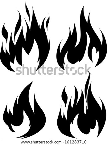 set 9 black fires design tattoo stock vector 195035504 shutterstock set 9 black fires design tattoo stock vector 195035504 shutterstock