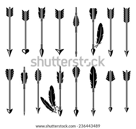 bow arrow set vector stock vector 236443489 shutterstock bow arrow set vector stock vector 236443489 shutterstock