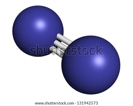 symbol n chemical represented element represented conventional with color coding: as (blue spheres nitrogen