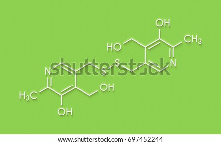 Chemical formula of pyridoxine