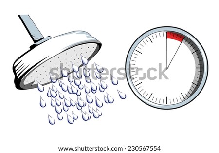 Shower Head Drawing cartoon illustration shower head large water stock vector Shower Head Drawing cartoon illustration shower head large water stock vector