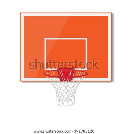 Cartoon Basketball Backboard Rim Icon Outline Stock Vector 440728177 ...