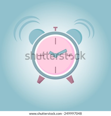 Cartoon Alarm Clock Stock Vector 219369781 - Shutterstock