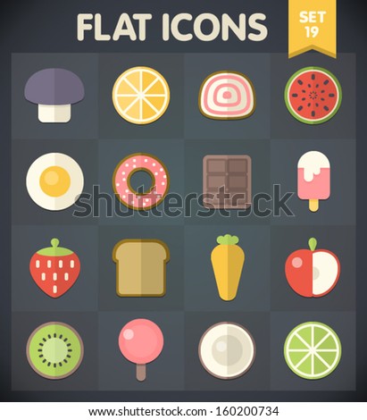 Universal Flat Icons for Web and Mobile Applications Set 19