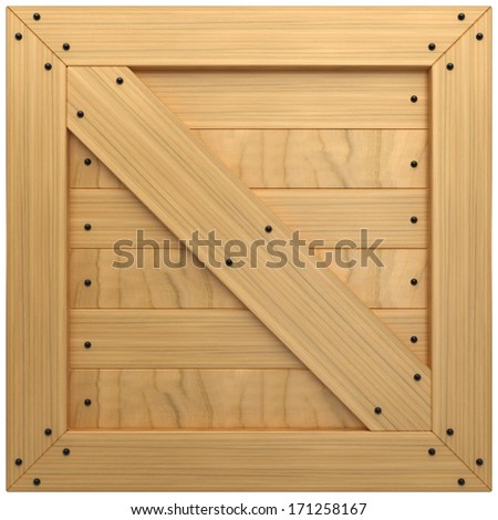 Wooden Crate Texture Isolated On White Background 3d Wooden Crate Texture Isolated On White Background 3d