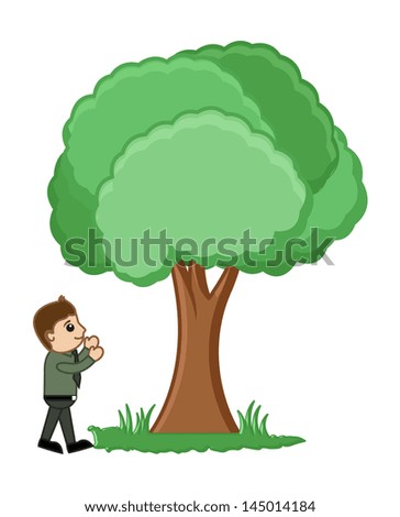 Cheerful Children Play Outdoors Vector Illustration Stock Vector ...