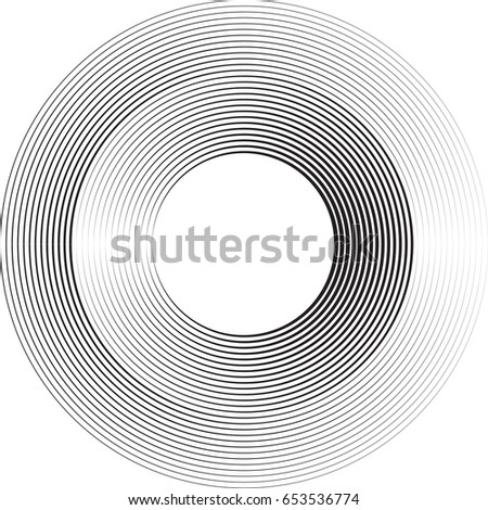 circle form in vector Illustration Form Spiral Lines Vector Vector Circle Stock