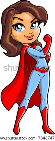 Super Mom Mothers Day Cartoon Clipart Stock Vector ...