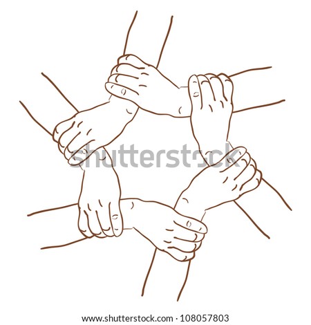 Holding Hands Circle Stock Images, Royalty-Free Images & Vectors ...