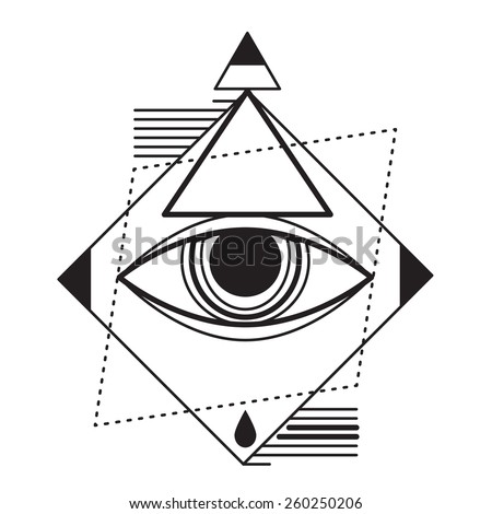trendy style geometric tattoo design hipster stock vector trendy style geometric tattoo design hipster stock vector