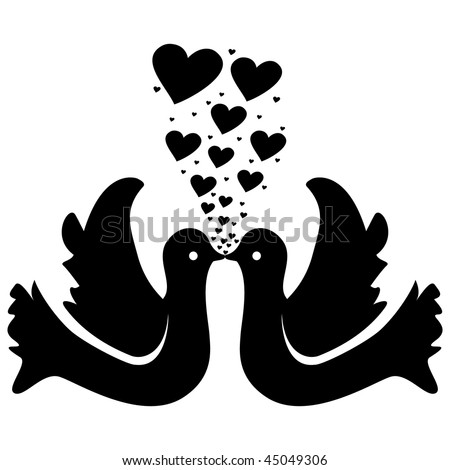 Two Doves Kissing Stock Images, Royalty-Free Images & Vectors ...