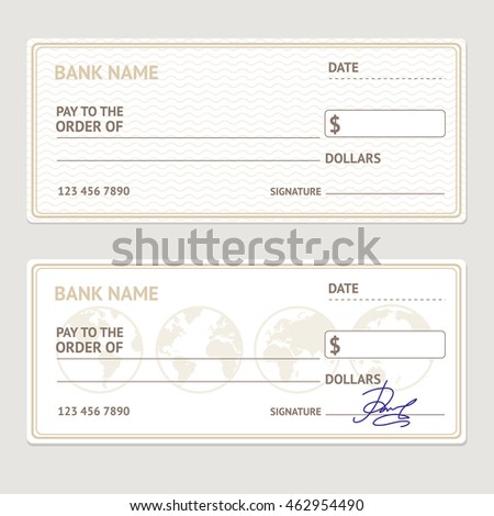 fake cheque template