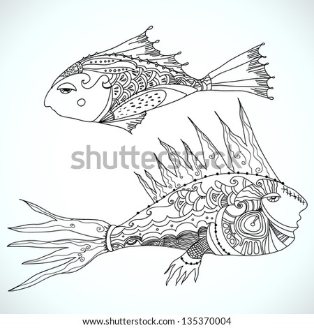 Dragon Doodle Sketch Tattoo Vector Stock Vector 428815729 - Shutterstock