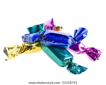 blue wrapper candy