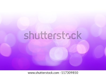 defocused with purple light background