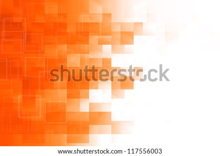 orange square abstract background