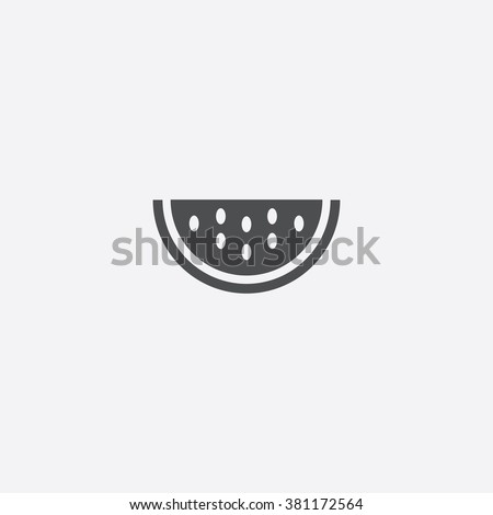 watermelon Icon Vector