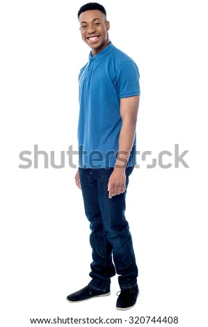 Full Height Portrait Cute Black Boy Stock Photo 131271926 - Shutterstock