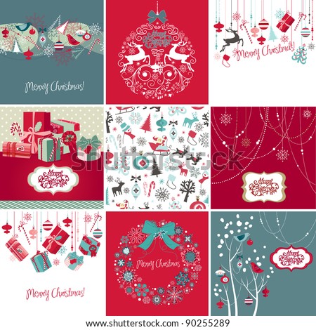 Set of Christmas Cards