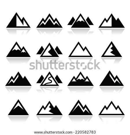 Mountain Icon Stock Images, Royalty-Free Images & Vectors | Shutterstock