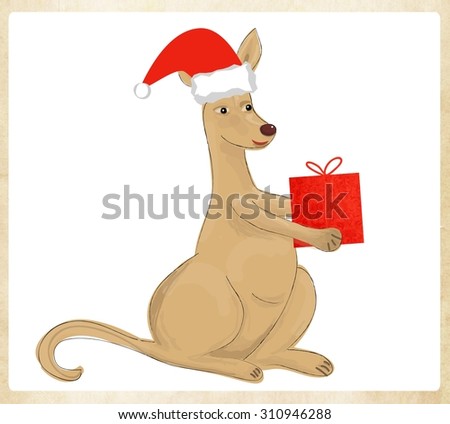 Christmas Kangaroo Stock Images, Royalty-Free Images &amp; Vectors | Shutterstock