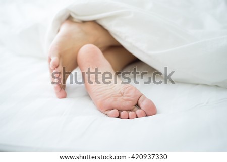 Feet In Bed Stock Images, Royalty-Free Images & Vectors | Shutterstock
