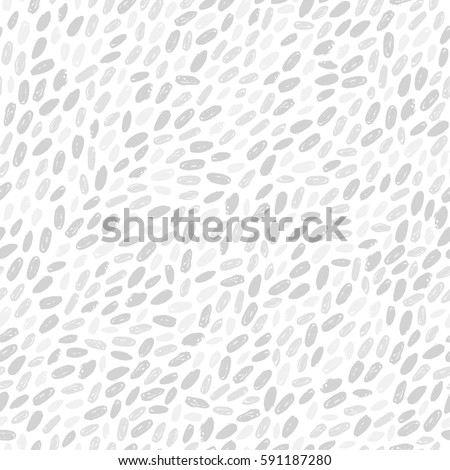 Grunge rice background. Vector hand drawn seamless pattern
