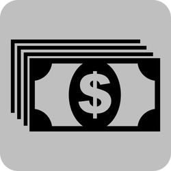 Vector Illustration of Dollar Shield Icon | Freestock icons