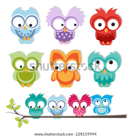 Owl Winking Free Vector / 4Vector