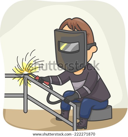 Welder clip art Free Vector / 4Vector