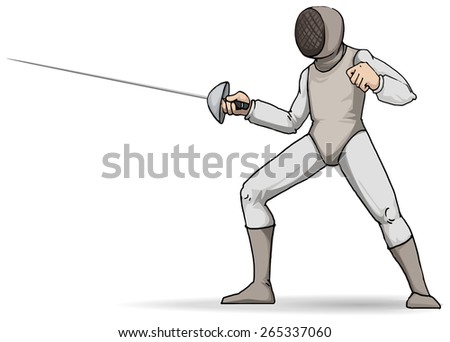 Fencing clip art Free Vector / 4Vector