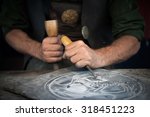 Craftsman Hands Working With A...