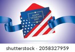 happy veterans day vector... | Shutterstock .eps vector #2058327959