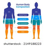 comparison of healthy male and... | Shutterstock .eps vector #2149188223