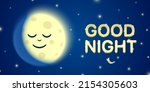 good night vector banner design ... | Shutterstock .eps vector #2154305603