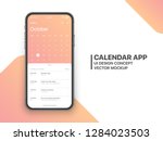 Calendar App Concept October...