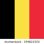 belgium flag illustration | Shutterstock .eps vector #194821523