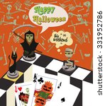 happy halloween | Shutterstock .eps vector #331952786
