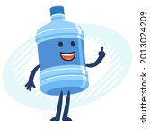 cartoon water bottle character  ... | Shutterstock .eps vector #2013024209