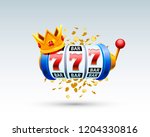 king slots 777 banner casino on ... | Shutterstock .eps vector #1204330816