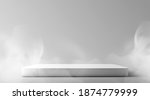 stage podium in smoke. scene... | Shutterstock .eps vector #1874779999