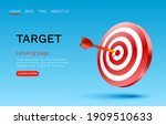 target landing page  banner... | Shutterstock .eps vector #1909510633