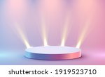 abstract round podium... | Shutterstock .eps vector #1919523710