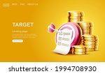target landing page  stack... | Shutterstock .eps vector #1994708930