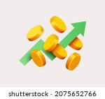 falling coins  falling money ... | Shutterstock .eps vector #2075652766