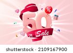 50 percent off. discount... | Shutterstock .eps vector #2109167900