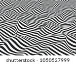 vector abstract op art. water... | Shutterstock .eps vector #1050527999